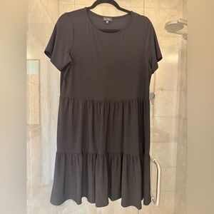 Nicole Miller Black Short Sleeve Dress